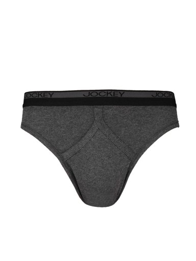 Jockey MC Men Charcoal Grey Y Front Briefs 8003